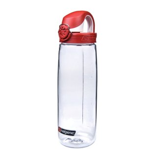Nalgene Everyday OTF Trinkflasche - 0,65 Liter transparent, Deckel rot