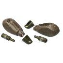 Angletec Tapered Pear Dynamic Lead System Pack Green oder Brown, Blei, 2 Stück, 3 oz., 85 g
