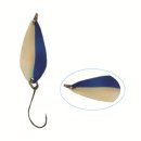 Paladin Trout Spoon Mirror Forellen Blinker L&ouml;ffel, 2,7 g Farbe blau-weiss, blau-weiss