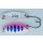 Paladin Trout Spoon Fancy Forellen Blinker L&ouml;ffel, 2,0 g Farbe blau-weiss-pink, weiss-glitter