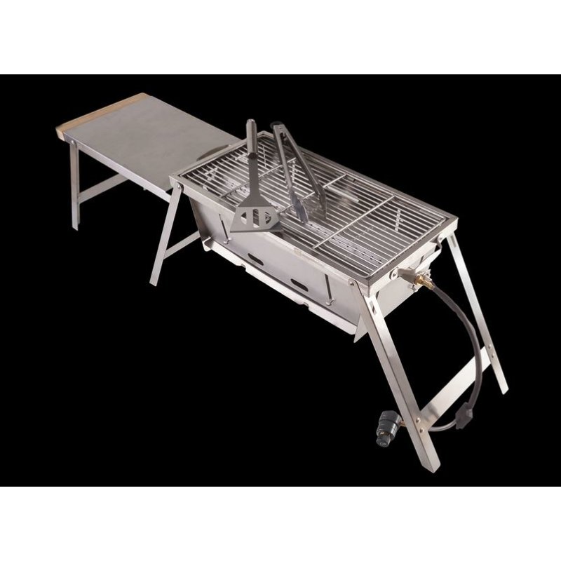 RidgeMonkey Grilla BBQ, Edelstahl Gas Grill faltbar, 215,00 €