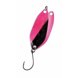 Paladin Trout Spoon Flash Sonderedition Forellen Blinker L&ouml;ffel, 2,1 g Farbe schwarz-pink/pink-wei&szlig;