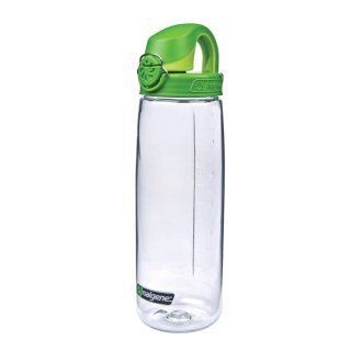 Nalgene Everyday OTF Trinkflasche - 0,65 Liter transparent, Deckel grün