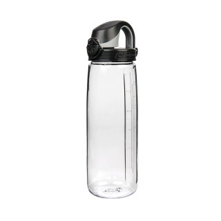 Nalgene Everyday OTF Trinkflasche - 0,65 Liter transparent, Deckel schwarz