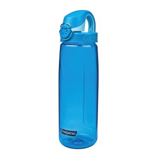 Nalgene Everyday OTF Trinkflasche - 0,65 Liter Flasche blau und Deckel blau