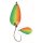 Paladin Trout Spoon Tiny Forellen Blinker Löffel, 1,8 g Farbe rainbow, rainbow