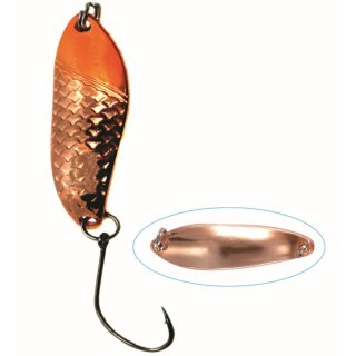 Paladin Trout Spoon Big Trout Forellen Blinker Löffel, 4,3 g Farbe fluoorange-kupfer, kupfer