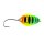 Paladin Trout Spoon Fatty Forellen Blinker Löffel, 2,1 g Farbe grün-gelb-orange, fluo-gelb