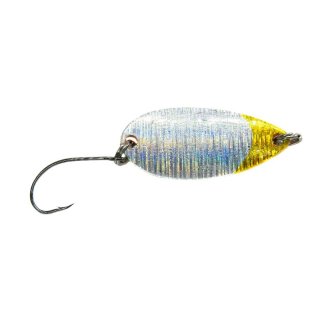 Paladin Trout Spoon Wave Forellen Blinker Löffel, 4,5 g Farbe silber-gelb, kupfer