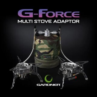 Gardner Tackle G-Force Multi Stove Adaptor, Adapter für Gaskocher mit Schraubkartusche